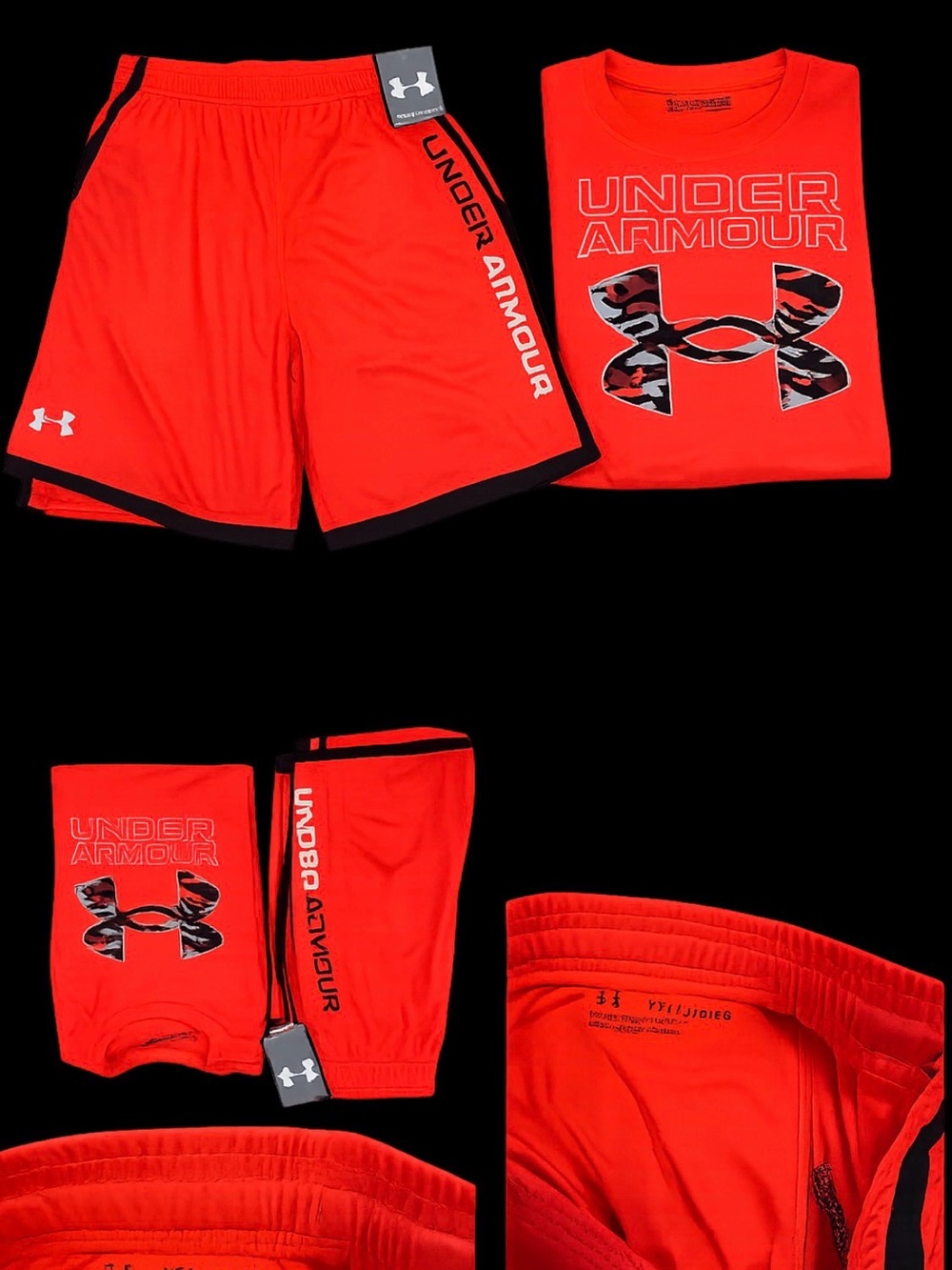 NWT Boys Under Armour Athletic Shorts & Shirt Set Sz XL - Picture 2 of 4